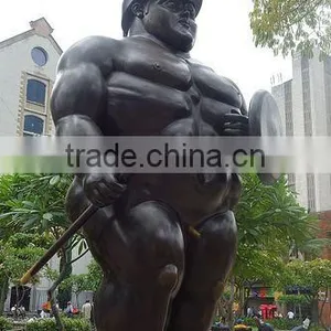 Bronze Modern Abstract Fernando Botero Sculpture Fat Hand Sculpture for Garden Decoration thumbnail-1