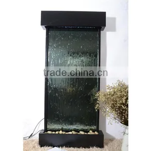 Blue Glass Waterfall Fountain Wedding Hall Decorations thumbnail-1