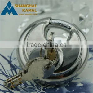 70MM Stainless Steel Disc Locksmith Padlock,round Stainless Steel Padlock,pad Locks thumbnail-1
