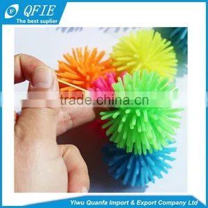 Cheap 2 Inches TPR Small Light up Squishy Puffer Ball Toy for Coin Machine thumbnail-4