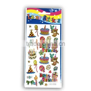 Celebration Laser Sticker, Birthday Laser Sticker, Birthday Sticker for Kids thumbnail-1