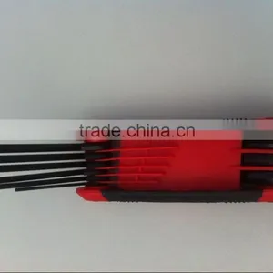 Hand Tool Double Blister Pack Black Oxide Finish Carbon Steel Material Folding Torx Key Wrench Set thumbnail-3
