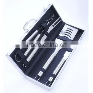 BQ-0054 / Alu Case 4 Pcs Hollow Handle Bbq Accessories thumbnail-1