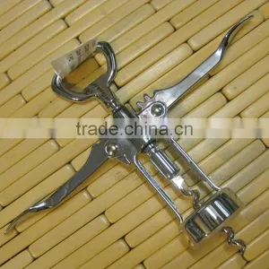 Hot Sale Heavy Duty NEW CHROME Wing Corkscrew Bottle Opener thumbnail-1