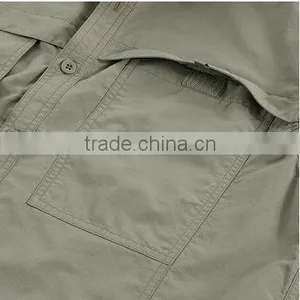 Men's 100% Cotton Poplin Casual Shirt With Long Sleeve thumbnail-5