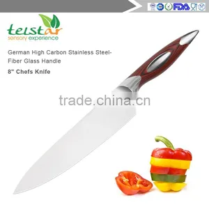 8" Chefs Knife-SEDGE Series-German High Carbon Stainless Steel-Fiber Glass Handle thumbnail-1