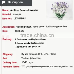Popular Import China Fabric Artificial Flowers Garden Landscape Preserved Flowers Decoration thumbnail-2