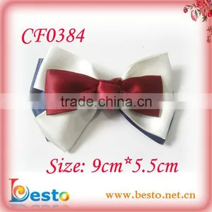 CF0384 New Collection British Style Satin Ribbon Bow Tie for Garment Accessories thumbnail-1