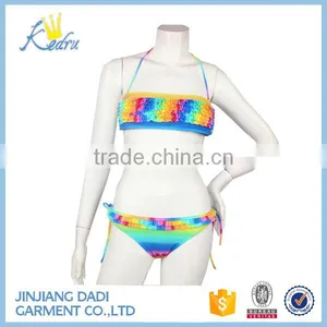 Sexy Bikini Swimwear Girl Hot Sale Factory Price Paypal Accept Ladies Cheap Push Up Bikinis thumbnail-1