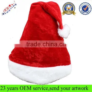 Christmas Hats in Stock Wholesale Cheap Plush Christmas Hat thumbnail-1
