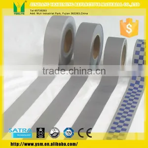 EN471 Silver Reflective Fabric Tape for Green Safety Vest thumbnail-1