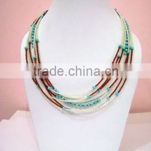 Semi Precious Stone Necklace thumbnail-1