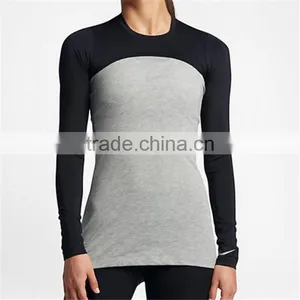 Women Fashion Style Shirts Hot Sale Long Sleeve Sport T-shirt thumbnail-1