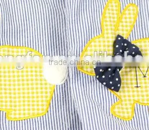 2017 Baby Boys Easter Outfit Kids Bunny Shortall Newborn Baby Boys Romper thumbnail-5