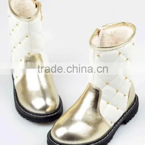 Hot Selling Winter White Leatehr Boots Fashion 2012 thumbnail-3