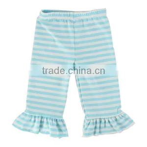 New Design Baby Cotton Stripe Petti Pants Wholesale Children's Boutique Capris thumbnail-2