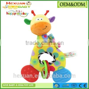 Baby Teethers Teething, Relief Teething Toys Soft Teething Bell Rings thumbnail-4