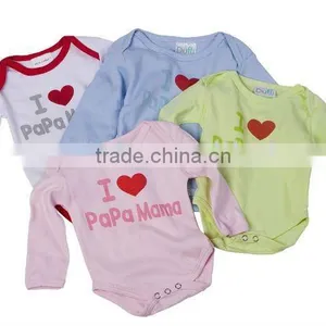 Baby Long Sleeve Cotton Body/baby Wear/baby Clothing/baby Garments thumbnail-1
