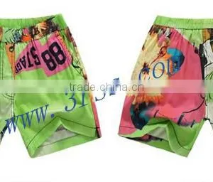 Digital Printing Mens Sublimation Beach Shorts thumbnail-1