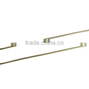 Copper Beading Wire Thread Cord Round Gold Plated 0.5mm Dia. , 2 Rolls thumbnail-3