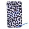 Leopard Pattern Hard Back Case for Samsung Galaxy Note N7000 I9220 (White + Purple) thumbnail-1