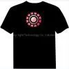 Starry-light 5.2USD Popular Design Cotton Round Neck Flashing Led t Shirt thumbnail-1