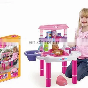 Baby Imitated Swing Bed Toy/ Toys Bed Set With Doll thumbnail-2