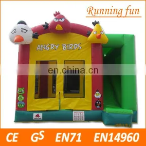 2016 Newest Inflatable Bouncy Bed, Castle With Slide,inflatable Bouncy Castle thumbnail-1