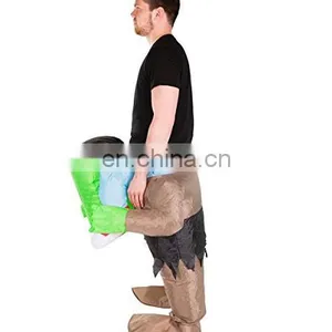 Funny Inflatable Costume Cubic Face Design Halloween Dress for Adults thumbnail-5