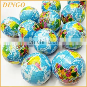 Eco-friendly New Design Globe pu Stress Ball thumbnail-4