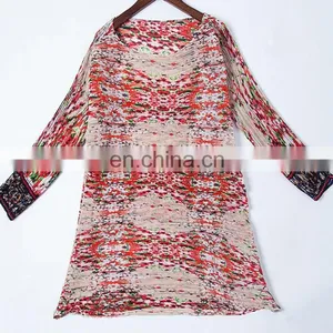 Prints Floral Fashion China Dress for Women Summer Pleats Issey Design thumbnail-5