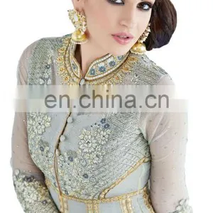 Wedding Engagement Wear Anarkali Suits Dress Material 2017 (Semi-Stitched) thumbnail-3