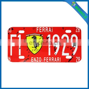 Custom Licence Metal Plate thumbnail-1