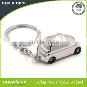 OEM Wholesale Customize Zinc Alloy Shiny 3D Metal Car Keychain thumbnail-1
