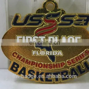 New Design Medal Customized With Different Color/basketball Match Award Medal,championship Series First Place Florida Medal thumbnail-1