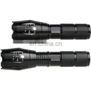 Factory Store Price XML T6 Adjustable Zoom 500m Bright LED 10W Aluminum Hunt Flashlight thumbnail-1