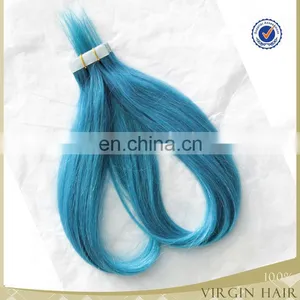 2.5g/s,40pics Cheap Brazilian Hair, Double Drawn Colorful Ombre Remy Tape Hair Extension thumbnail-2