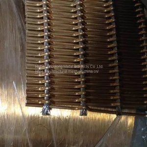 XY-M2175T for Wine Cellar Laminated Glass Decorative Metal Mesh thumbnail-1