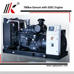 Manufacturer Wholesale Diesel Generator Set With ShangHai 700kw Dynamo Generator Engine thumbnail-3