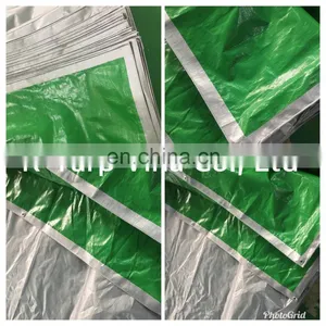 180 GSM GREEN/SILVER PE HEAVY TARP thumbnail-1