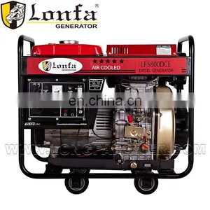 5000W Open Type Diesel Generator Set With Handle and Wheels thumbnail-5