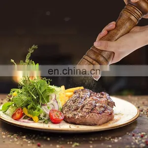 Hot Sale Spice Grinding Machine Wooden Pepper Mill Grinder thumbnail-2