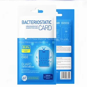 60 Days Virus Blocker Virus Shut Out Chlorine Dioxide Clo2 Portable Air Doctor Card thumbnail-5