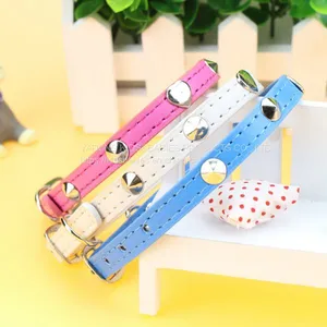 Color Big Bell Pet Collar Cat Collar British Style Pet Triangle Scarf Collar B5 thumbnail-2