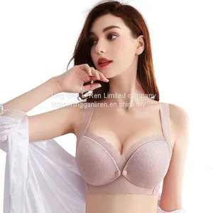 Breastfeeding Underwear, Pregnant Women's Bra, Gathered to Prevent Sagging, Big Breasts, Comfortable Bra During Pregnancy, Buckle Before Feeding and Postpartum thumbnail-3