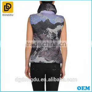 2016 New Design Sleeveless Short Duck Down Jackets thumbnail-2