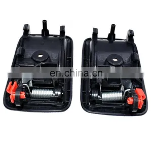 Free Shipping! 2pcs Front Rear Left Right Door Handle Inside Black for Toyota Tercel 4Runner thumbnail-2