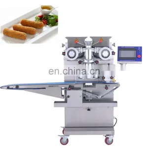 Frozen Croquettes Filling Machine Croquettes Maker Supplier Full Automatic Encrusting Machine thumbnail-1