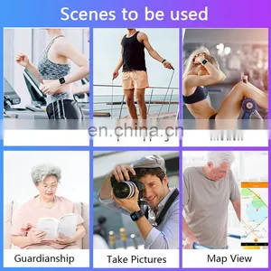 2020 New Amazon Best Selling Body Temperature Smart Watch Pedometer Heart Rate Smart Bracelet Reminder Sports Bracelet thumbnail-5