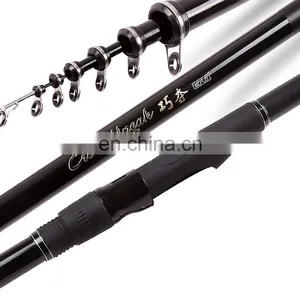 Wholesale OEM Portable 3,6m 6.3m Spinning Pole With EVA Handle Sea Telescopic Rod thumbnail-1